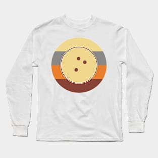 Bowling Ball in Retro Colors Long Sleeve T-Shirt